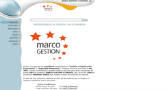 Desktop Screenshot of marcogestion.com